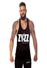 Men039s Tank Tops 2021 ZYZZ Printing Gyms Bodybuilding Fitness Top Men Cotton T Shirt Vest Men039 Tops13331026