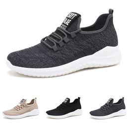 running shoes for men women Solid Colour hots low black white Medium Aquamarine breathable mens womens sneaker walking trainers GAI