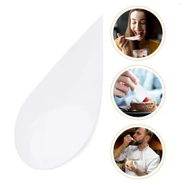 Disposable Dinnerware 40 Pcs Dish Spoon Baby Mini Plastic Spoons Coffee Tablespoon Tasting