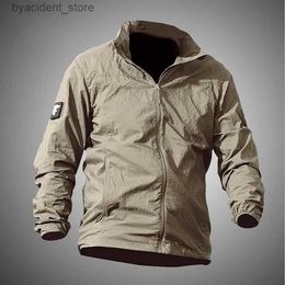 Men's Casual Shirts Outdoor Hiking Sports Sunscreen Quick Dry Thin Skin Clothing Jacket Anti UV Breathable Hooded Windbreaker Tactical Coat Tops L240306