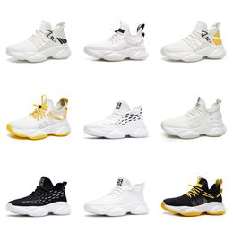 GAI Running shoes Mens breathable black white gray yellow Spring and Summer Breathable Lightweight trainers tennis Nine