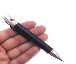 LAXI Carbon Fibre Pull Bolt Type Ballpoint Pen Portable Pocket Outdoor and Home Office Equipment EDC4419216