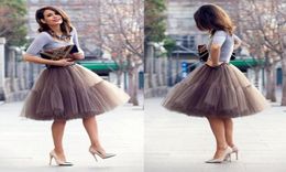 Spring skirt Knee Length Pretty Women Girl Tulle Adult Tutu Layeredr mini Skirt A Line Bust Skirts Custom Made Dress2294832