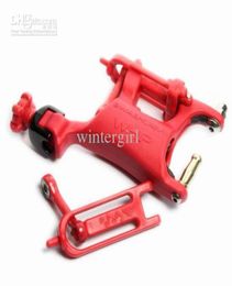 Professional Red Butterfly Rotary Tattoo Machine Swashdrive WHIP Kits Supply Slide Adjustment4911206