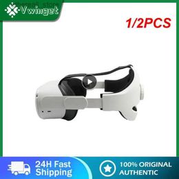 VR/AR Devices 1/2PCS adjustable 2 virtual headbands VR elite straps comfort improvement support and increased access to reality Q240306
