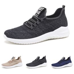 running shoes for men women Solid color hots low black white Fuchsia breathable mens womens sneaker walking trainers GAI