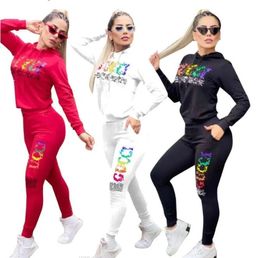 Womens Tracksuits Casual Pullover Sports Hoodie Design Classic Triangle Autumn Winter Fashions Clothes