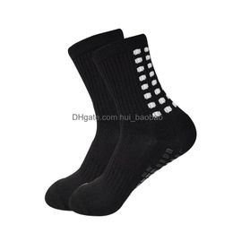 Sports Socks Non Slip Grip For Men Women Breathable Unisex Athletic Soccer Premium Running Football Basketball Drop Delivery Outdoor Dhzvb