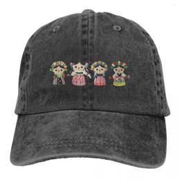 Ball Caps Lele Mexican Doll Baseball Cap Men Hats Women Visor Protection Snapback