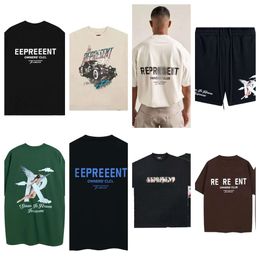 Designer brand Represents popular fashion High street cotton T-shirt Sweatshirt T-shirt breathable men and women patterned prints representative top tshirts gha