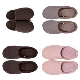 2024 men women designer slippers slides sliders black white pink grey GAI mens womens slipper indoor winter slide854165