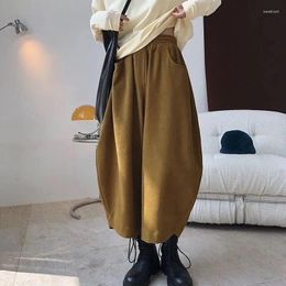 Women's Pants Casual Harem Women Cotton High Waisted Fashion Loos Trousers Spring Autumn Street Solid Oversize Bloomers Sweatpants