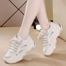 2024 New Dads Womens Versatile Thick Soled Ins Trendy Spring Autumn Breathable Mesh Sports and Leisure Shoes 51336 83874