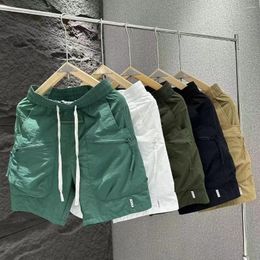 Men's Shorts Summer Men Workwear Loose Straight Fashion Brand Trend All-Match Bermuda Five-Point Overalls