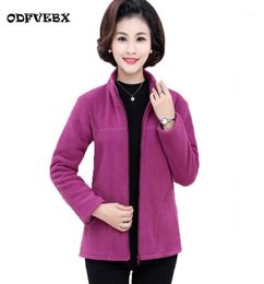 Women039s Jackets Autumn Winter Wear Plus Velvet Thick Coat Ladies Sports Outdoor Size Fleece Jacket Stand Collar Sweater Women4743675