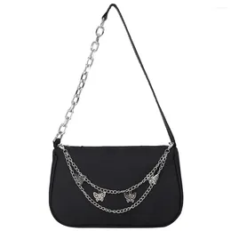 Evening Bags Women Casual Butterfly Chain Shoulder Underarm Bag Ladies Vintage Small Purse