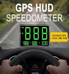 Car Video Large Screen 45quot GPS Speedometer Digital Speed Display Over Speeding Alarm System Universal For Bike Motorcycle Tr7670816