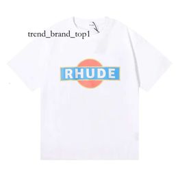 Rhude T Shirts Designer Shirt Men Shorts Print White Black S M L Xl Street Cotton Fashion Youth Mens Tshirts Rhude Shorts Fashion Trend Brand Rhude 1721