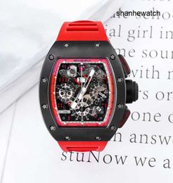 Mens Watch Dress Watches RM Watch RM011-FM Series Machinery 40 50mm Calendar Time Limited Edition RM011 Titanium All
