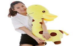 Dorimytrader lovely soft animal giraffe plush doll big cartoon deer toy pillow for children gift 28inch 70cm DY506248176901