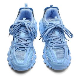 SOCKKS ile 2024 ünlü marka sıradan ayakkabı tasarımcısı erkek kadınlar iz 3 3.0 platform spor ayakkabı vintage parçaları koşucular Tess.S. Gomma deri eğitmenler w36