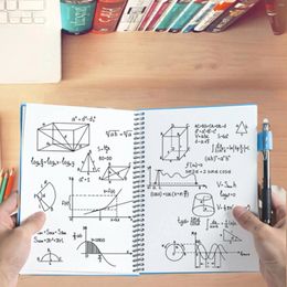 Reusable Notebook Waterproof Erasable Spiral Notepad Hardcover Student Planner Whiteboard