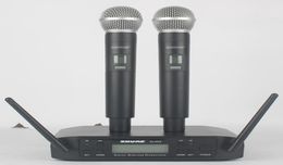 Microphone Wireless GMARK GLXD4 Professional System UHF Dynamic Mic Automatic Frequency 80M Party Stage Host Church Microphones2386028