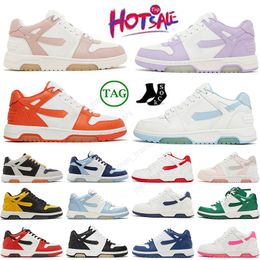 Designer Out of Office Sneaker Dress Shoes Sneakers Womens Low Top Suede Leather OFF Mid Top Men Women Original offes Walking OOO Sports White Runner Size EUR36-45