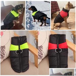 Dog Apparel Autumn Winter Warm Waistcoat Vests Coats With Leashes Rings Accessories Clothes Drop Delivery Home Garden Pet Supplies Dhvpv