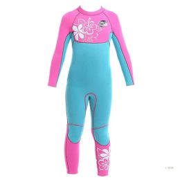 Swimwear M5TC Full Body Kids Wetsuit 3mm Neoprene Children Warm Swimsuit Long Sleeve Wet Suit