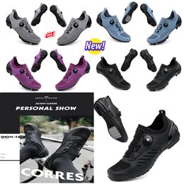 designer Cycdaling Shoes Men Sports Dirt Road Bike Shodaes Flat Spdaeed Cycling Sneakers Flats Mountain Bicycle Footwear SPD Cleats Shoes 36-47 GAI