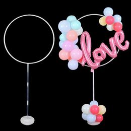 Balloon Arch Balloons Ring Stand for Baby Shower Wedding Decoration Round holder birthday DIY party baloon Decor 240301