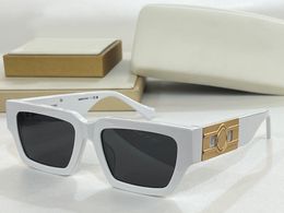 4459 White Dark Grey Sunglasses Summer Sunnies Sonnenbrille Fashion Shades UV400 Eyewear Unisex