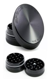 Space Case Aluminum Alloy Herb Smoking Grinder 55mm63mm 2 Part Herb Spice Crusher9453271