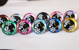 100pcslot 9MM 12mm 14mm 16mm to 35mm strange craft eyes snow toy safety eyes 3D doll eyes with washer---Q11 240222