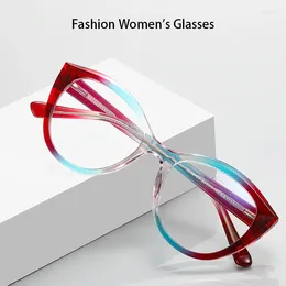 Sunglasses Frames Retro Fashion Polygon Spectacle Ultra Light TR90 Eyewear Optical Prescription Glasses Frame Colour Women's Eyeglass Myopia