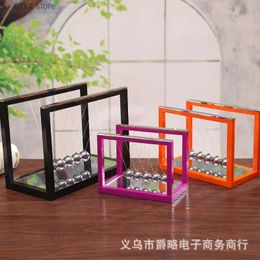 Decorative Objects Figurines Colourful large medium and small sizes with mirrors Newtons rocking ball touches the ball Newtons cradle is a classic home craft ornamen