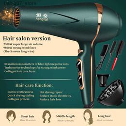Hair Dryers Newly Upgraded Professional Salon Dryer Recommended By 29 Second Quick Drying Negative Ion Mute Home Hairdresser Q240306