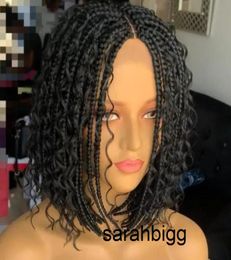 1403903920039039Short Braided Wigs For Black Women Heat Resistant Crochet Box Braid Bob Wig African Synthetic Braidin58502013452344
