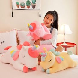 Angel Rainbow Unicorn Doll Plush Toy Large Pony Doll Doll Sleeping Pillow Wholesale Gift