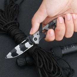 Affordable Folding Hardness Knife Discount Hand-Made Portable Self-Defense Knife 752441