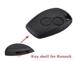 2buttons Replacement Car Key Shell For Renault Duster Clio Dacia 3 Twingo Logan Sandero Modus Key Case Without Blade8221732