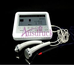 New 2 head high frequency ultrasonic wave Facial massager Ultrasound Massage Spots Mole Removal device skin spot remover Beauty Ma3951009