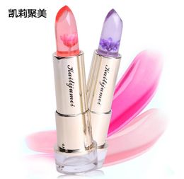 Whole1PC Kalijumei Secret Jelly Lipstick Makeup Beauty Flower Lipblam Not Fade Make Up Lip Gloss Double Nursing Natural Prote4837189