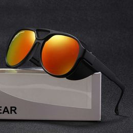 New Sport google TR90 Polarised Original Pit vipers sunglasses designer Sun glasses for men/women Outdoor windproof eyewear 100% UV Mirrored lens gift with box