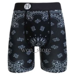 Men Underpants Designer 3xl Mens Underwear Ps Ice Silk Underpants Breathable Printed Boxers with Package Plus Size New Printed Psds 445