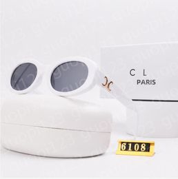 Fashion luxury designer sunglasses CEL brand men's and women's small extruded frame oval glasses Premium UV 400 Polarised sunglasses read tender colourful necessity