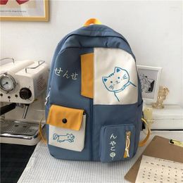 School Bags 2024 Sale Women Backpack Patchwork Female Large Capacity Waterproof Nylon Shoulders Bag Birthday Gift