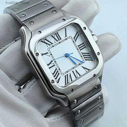 Watch Bands NH35 case nh35 dial Square man Roma Dial Square Case S Dial Fit NH35 NH36 ment accessories L240307