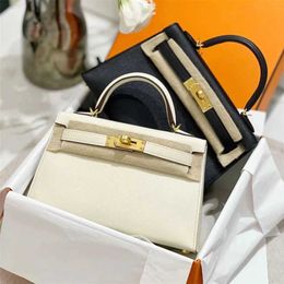 70% Factory Outlet Off Handmade Wax Thread Mini Bag Second Generation 19cm Pattern Cowhide Single Diagonal Straddle Handbag on sale